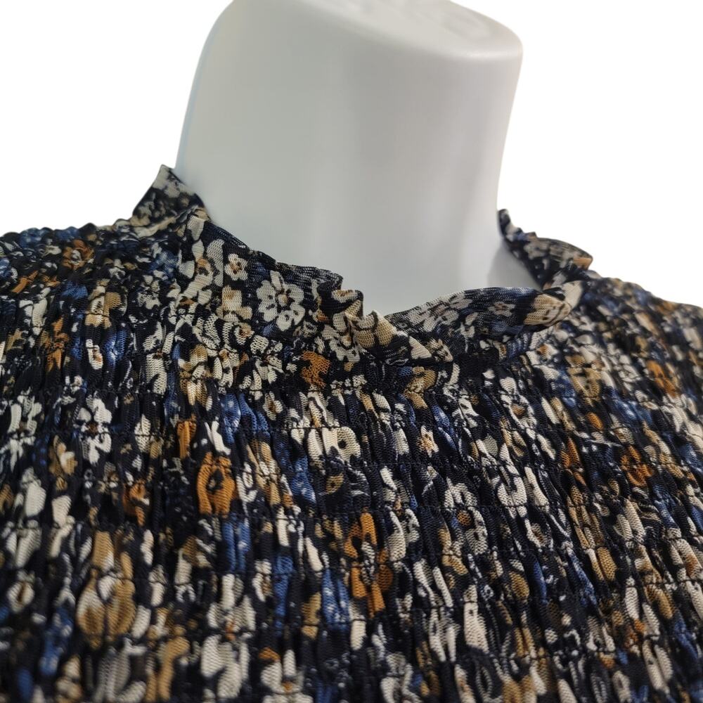 Altar'd State Floral Smocked Dress Small Boho Western Bell Sleeve Cottagecore - Picture 8 of 12